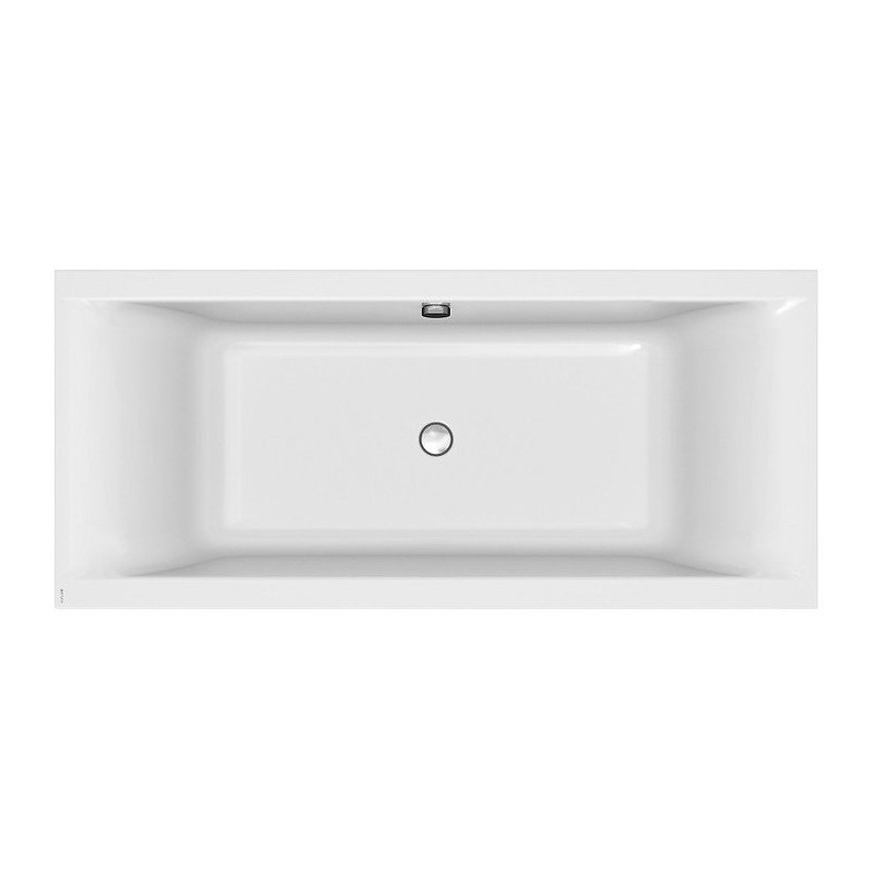 Wanna Prostokątna Cersanit Larga SLIM 180x80 z Syfonem i Nóżkami