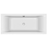 Wanna Prostokątna Cersanit Larga SLIM 180x80 z Syfonem i Nóżkami