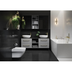 Wanna Prostokątna Cersanit Larga SLIM 180x80 z Syfonem i Nóżkami