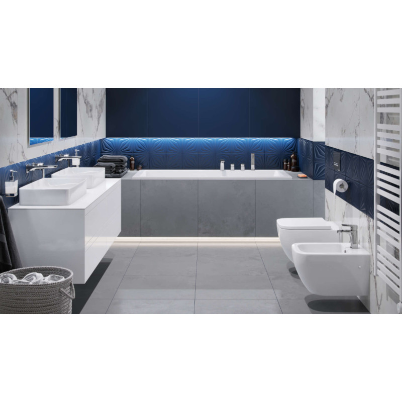 Excellent Keria bateria wannowa 4 otworowa  chrom