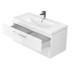 Cersanit Umywalka z szafką LARA COMO 80 Biała