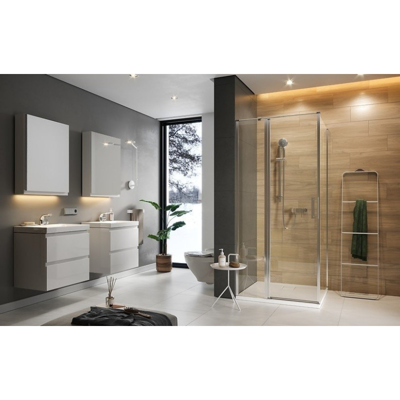 Cersanit MODUO 50 zestaw szafka z umywalką biały połysk cichy domyk