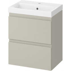 Cersanit Szafka z Umywalką Cersanit Moduo Slim 50 cm - Kaszmir Mat, Wisząca