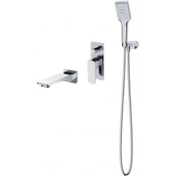 Cersanit Larga bateria wannowa podtynkowa chromowana