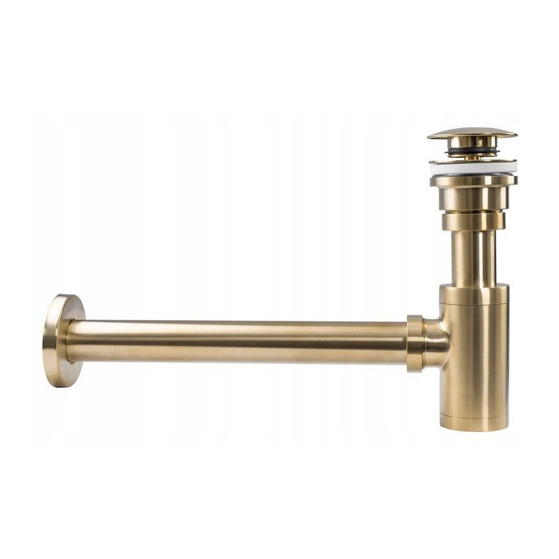 Rea syfon z korkiem click-clack złoto szczotkowane