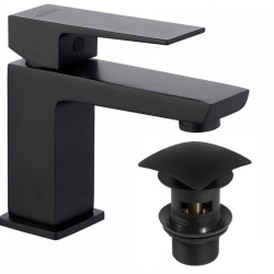 Invena Paros bateria umywalkowa czarna