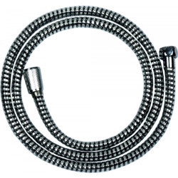 Superflex Wąż natryskowy, chrom/czarny - Maksymalna elastyczność i styl!