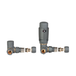 Nowoczesny Komplet Termostatyczny Osiowy w Grafitowym Wykończeniu - CD-25-G15