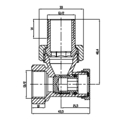 Zestaw Termostatyczny Kątowy CD-76-K15 - Precyzyjna Kontrola Temperatury!