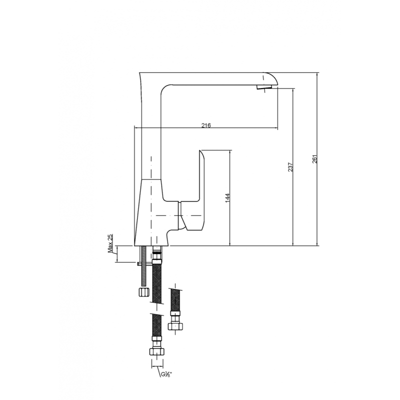 Stylowa Bateria Siros Chrome do Twojej Kuchni - Komfort i Elegancja w Jednym