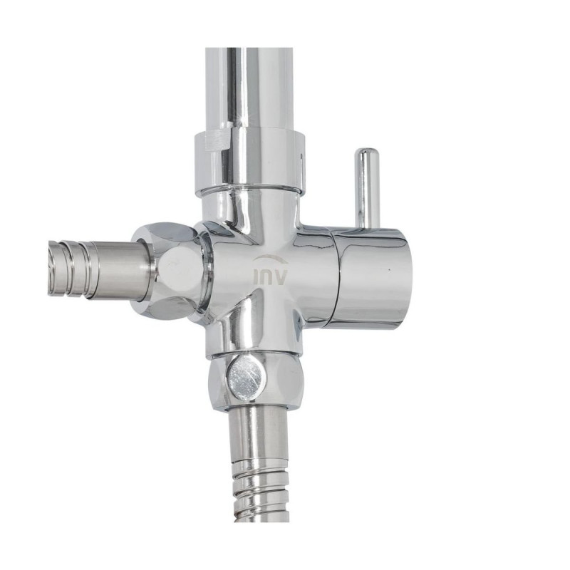 Nowoczesny Zestaw Prysznicowy Elea z Deszczownicą - AU-82-001 dla Luksusowej Łazienki