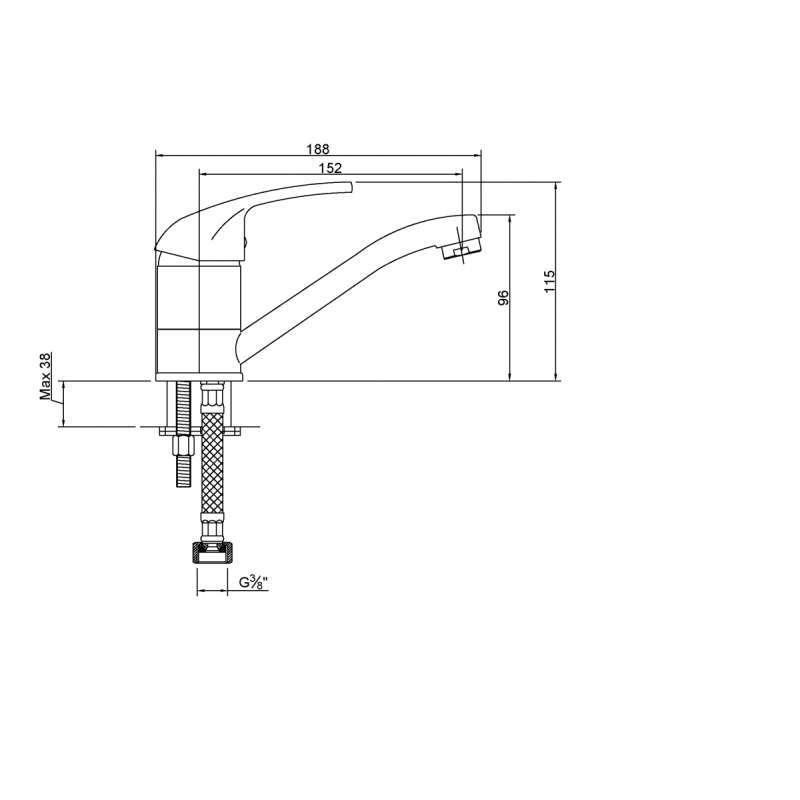 Zachwycająca Bateria Umywalkowa Perea Chrom - Elegancja i Styl w Twojej Łazience