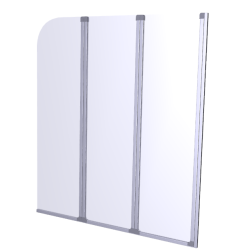 Besco Parawan nawannowy Ambition 3-skrzydłowy 123,5x139 z octem gospodarczym