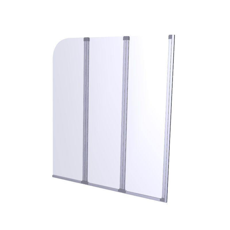 Besco Parawan nawannowy Ambition 3-skrzydłowy 123,5x139 z octem gospodarczym