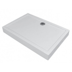 Besco brodzik prostokątny kompaktowy Alpina 100x80 z syfonem