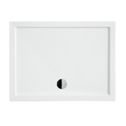 Besco brodzik prostokątny Alpina Slimline 120x80 z syfonem