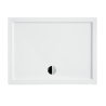 Besco brodzik prostokątny posadzkowy Alpina Slimline 120x80 z syfonem