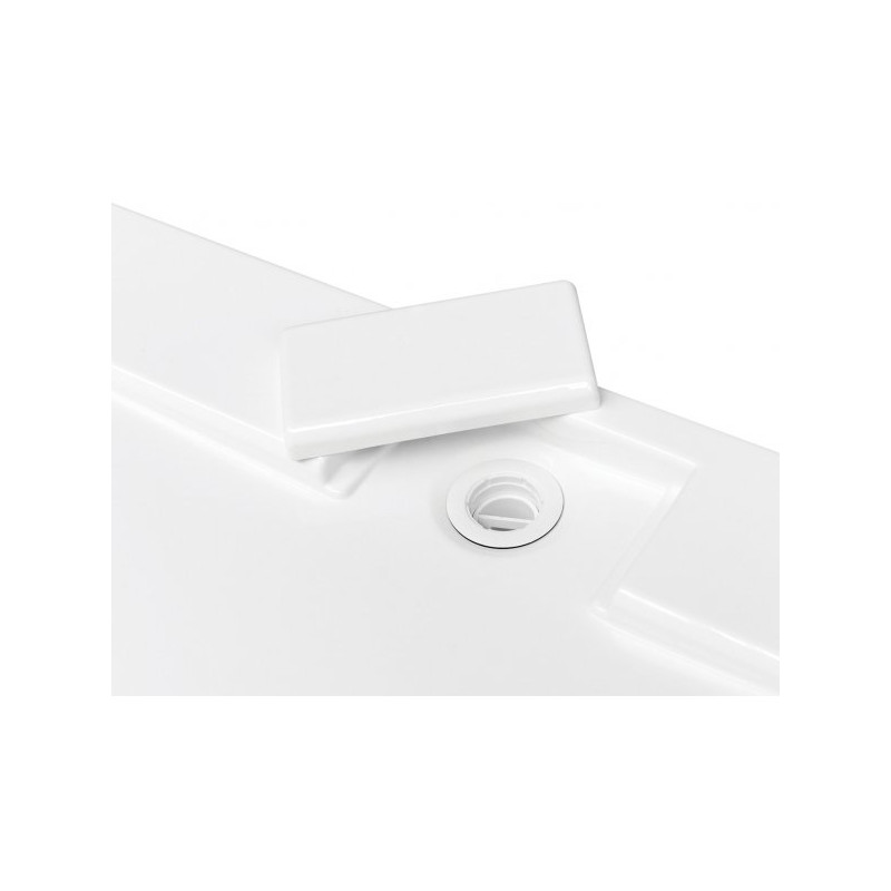 Besco brodzik półokrągły Axim Ultraslim 80x80 z syfonem