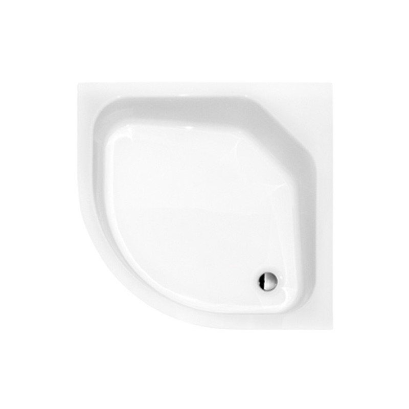 Besco brodzik półokrągły Diper II 80x80 z syfonem