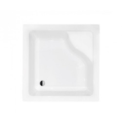 Besco brodzik kwadratowy Igor 90x90 z syfonem