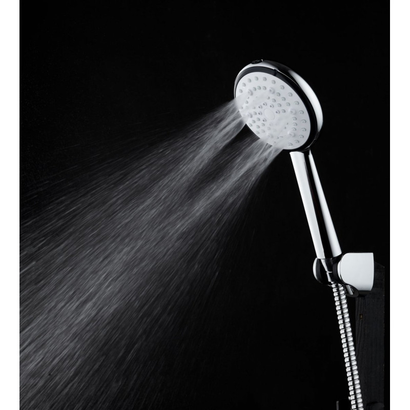 Deante zestaw natryskowy Boro chrom 1-punktowy 6-funkcyjny