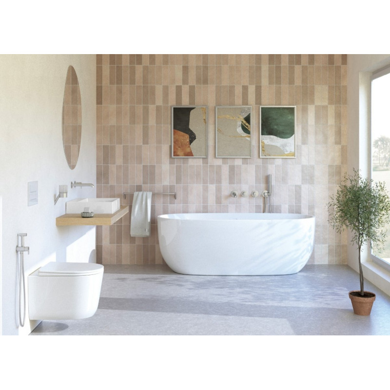 Deante komplet deska + miska wisząca bezkołnierzowa Jaśmin