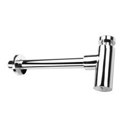 Deante syfon do umywalki okrągły z regulowaną wysokością, chrom