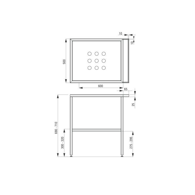 Deante Temisto umywalka 665x500 biały, nero