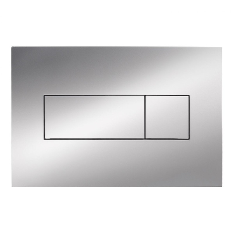 Deante miska wisząca Peonia biała + deska + stelaż + przycisk chrom