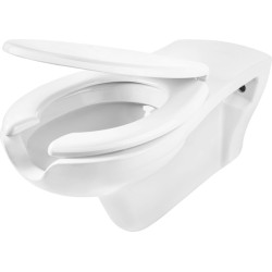 Deante miska wisząca Vital biała + deska + stelaż + przycisk chrom