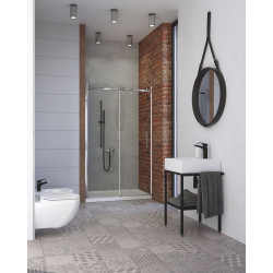 Deante syfon do umywalki okrągły z regulowaną wysokością, czarny