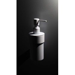 Deante Silia dozownik ścienna bianco