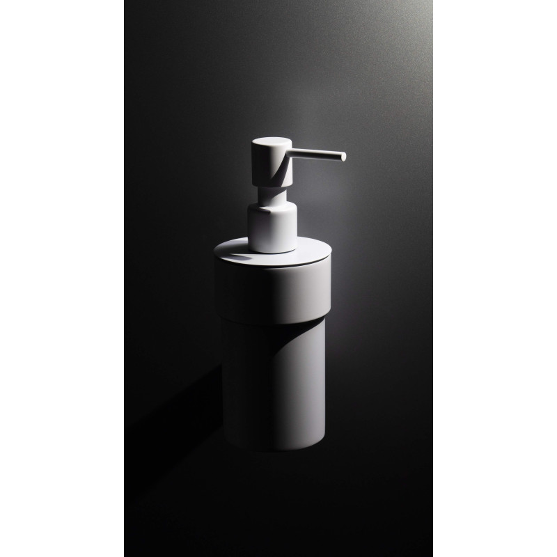 Deante Silia dozownik ścienna bianco