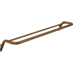 Deante Silia wieszak na ręcznik, ścienny, podwójny 615 mm, brąz szczotkowany