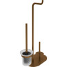 Deante Silia stojak na papier, 3-funkcyjny, brąz szczotkowany