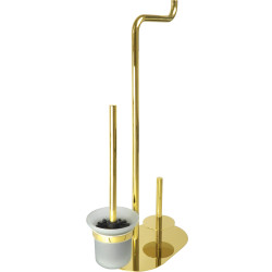 Deante Silia stojak na papier, 3funkcyjny, gold