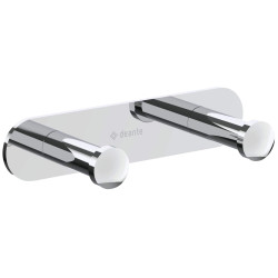 Deante Jaśmin haczyk podwójny na listwie, chrom