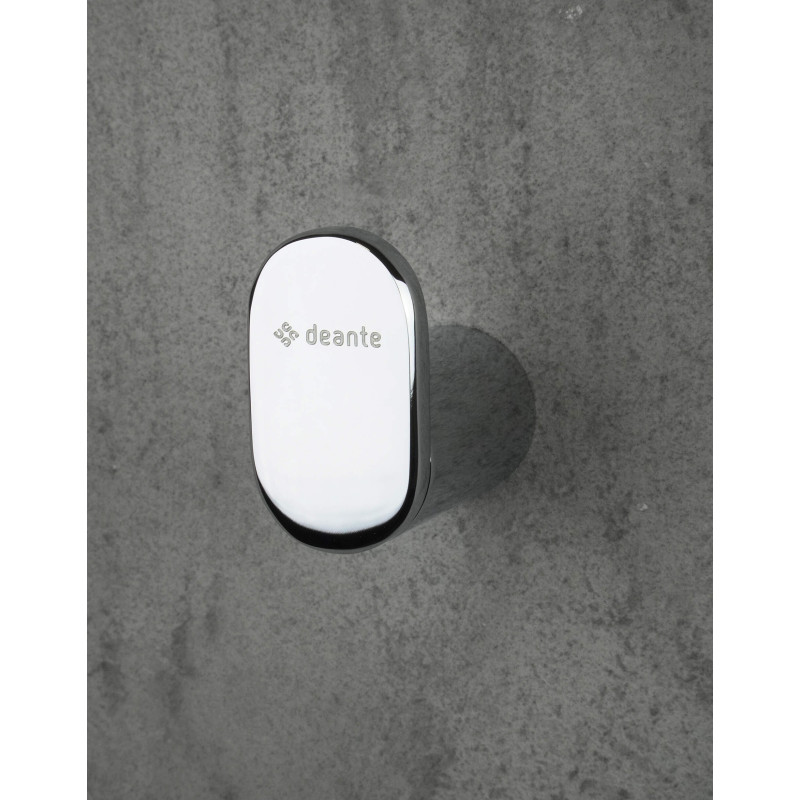 Deante Round haczyk pojedynczy, chrom