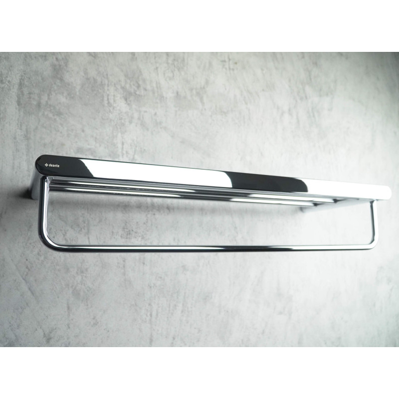 Deante Round półka żeberkowa, chrom