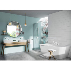 Deante Round wieszak na ręcznik, ścienny 600 mm, chrom