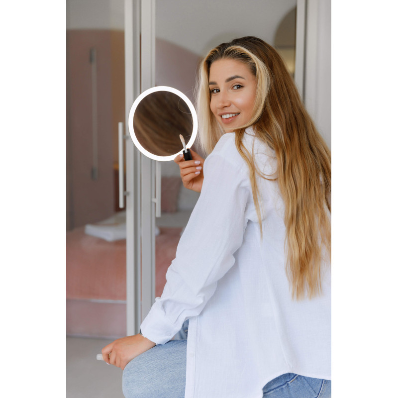 Deante Round lusterko magnetic led