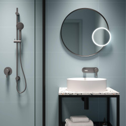 Deante Round lusterko magnetic led