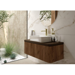 Deante Silia wieszak na ręcznik, ścienny okrągły, bianco