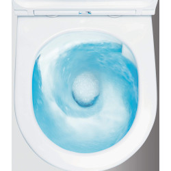 Deante kompakt wc Jaśmin bezkołnierzowy ze zbiornikiem + deska