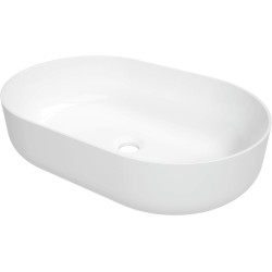 Deante umywalka Round owalna stawiana na blat 580x380 mm