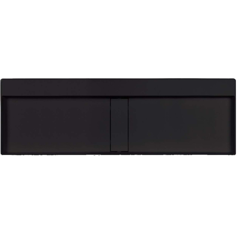 Deante umywalka Blur nero 1200x400 mm z maskownicą