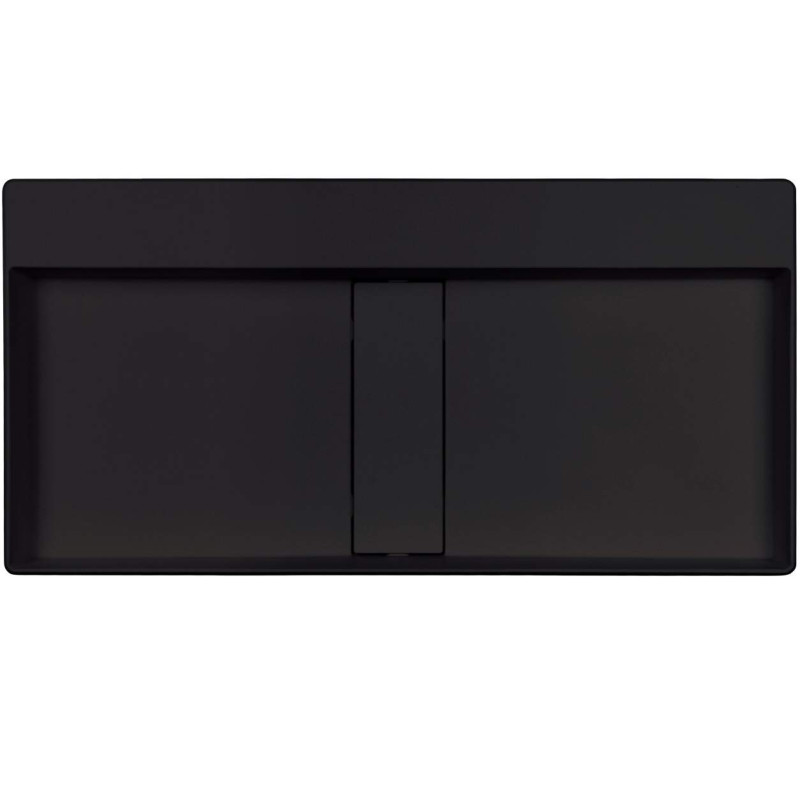 Deante umywalka Blur nero 800x400 mm z maskownicą