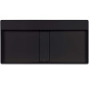 Deante umywalka Blur nero 800x400 mm z maskownicą
