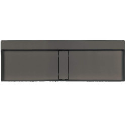 Deante umywalka Blur antracyt metalik 1200x400 mm z maskownicą