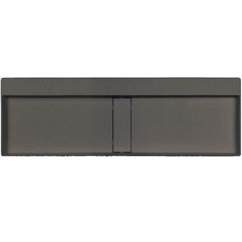 Deante umywalka Blur antracyt metalik 1200x400 mm z maskownicą